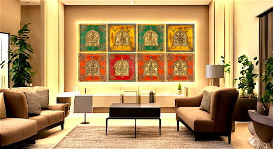 Elevate Your Interiors with Brass Ashtalakshmi Wall Frames: A Perfect Blend of Tradition & Luxury