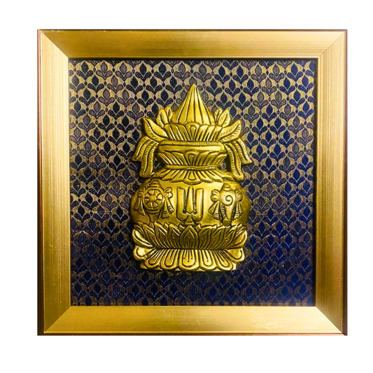 Tatva Creators Kalash Brass Wall Frame