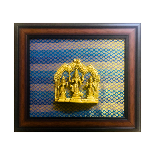 Tatva Creators Brass Ram Darbar Wall Frame