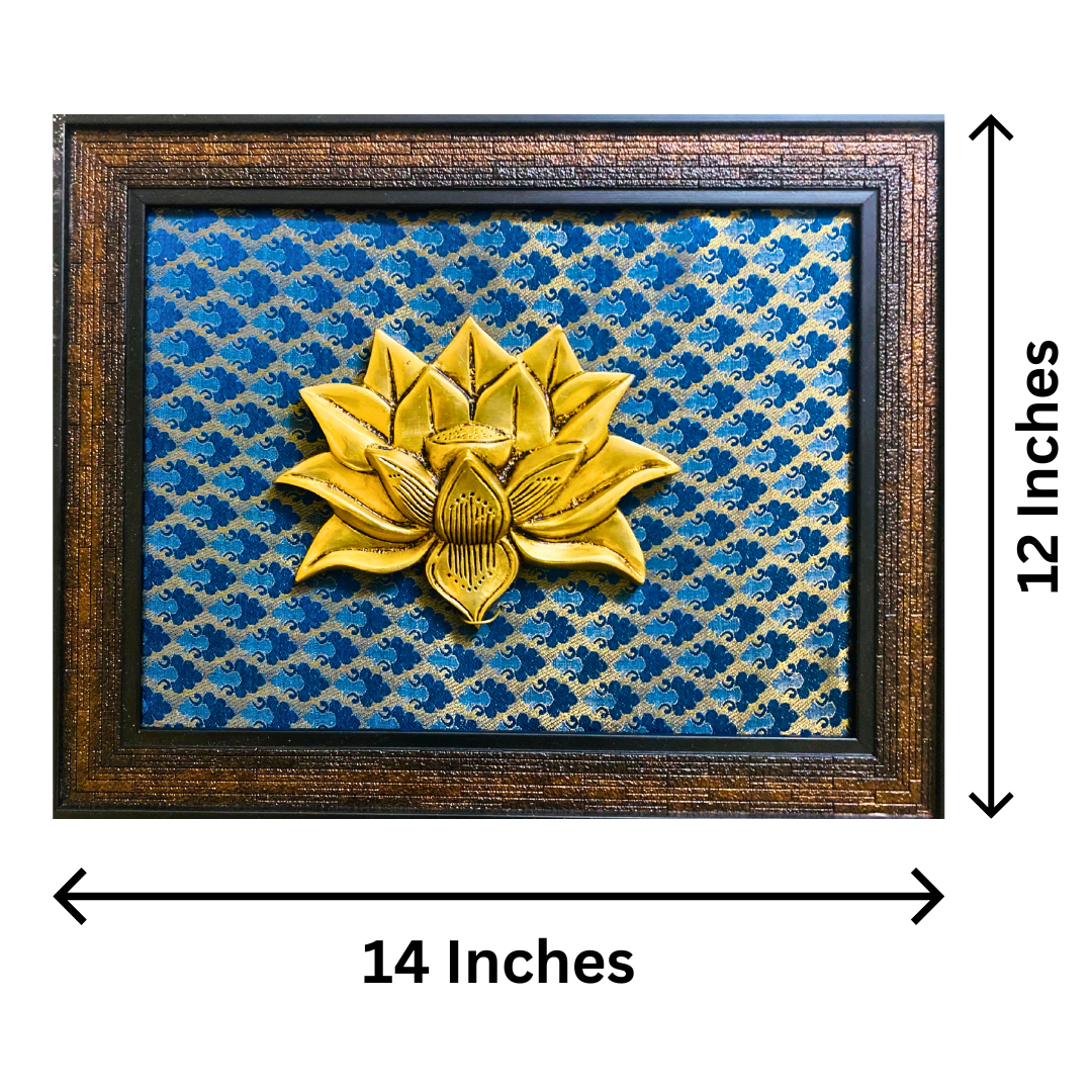Lotus Brass Wall Frame