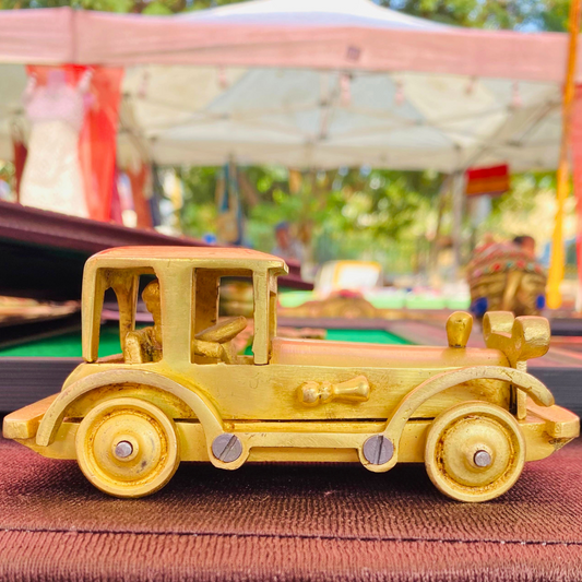 Tatva Creators Handcrafted Brass Vintage Car Showpiece