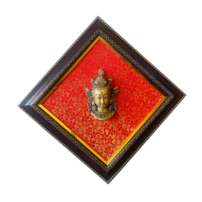Brass Buddha Wall Hanging Frame