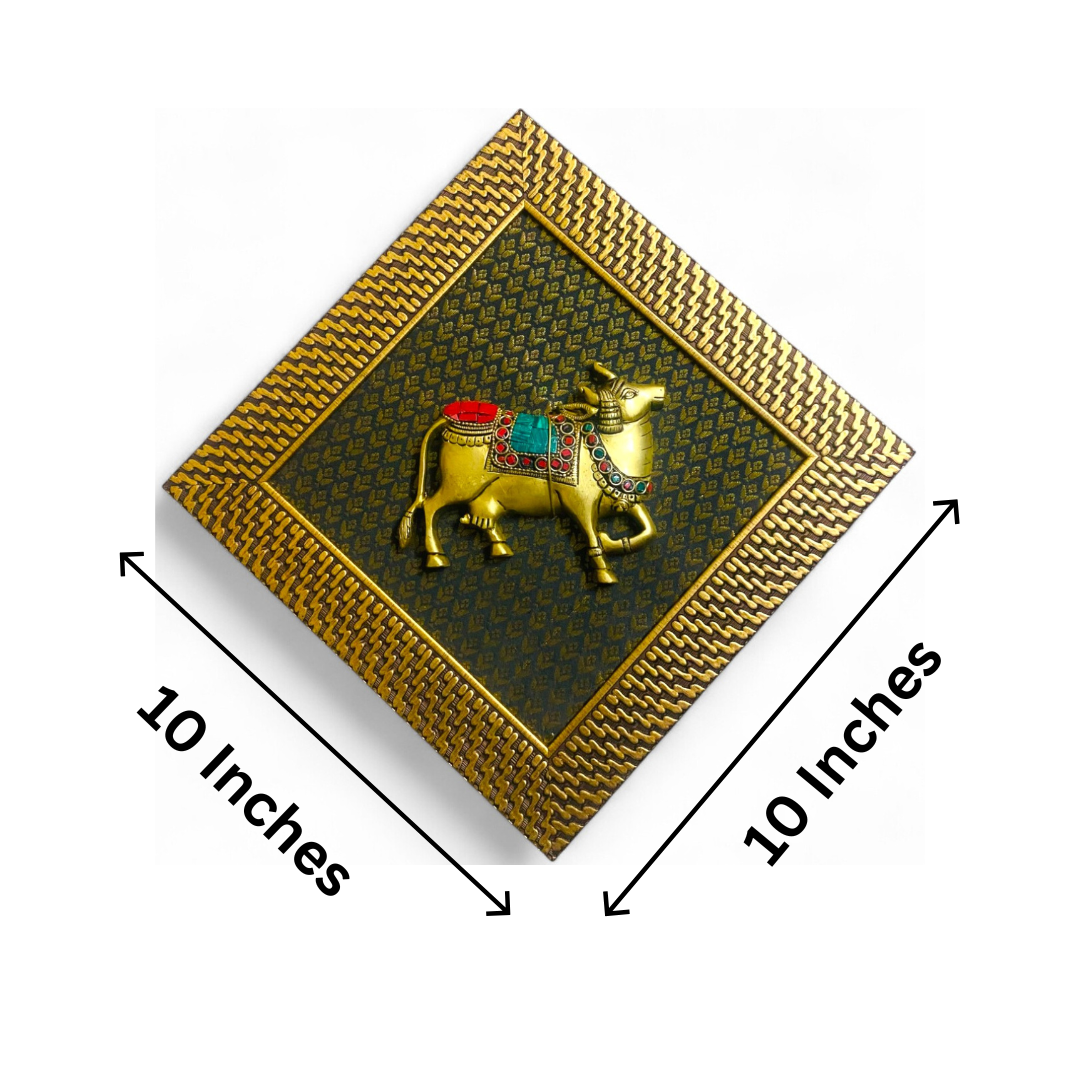 Brass Nandi Diamond Wall Frame